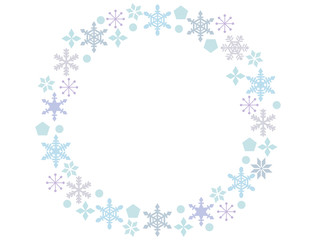 雪の結晶11　フレーム