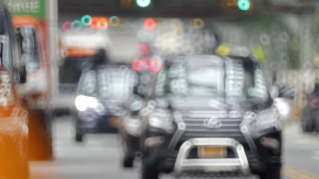 NYC Street De-focused