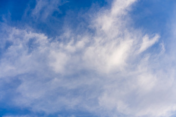 Gorgeous blue sky with clouds