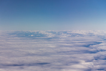 飛行機からの雲海#37