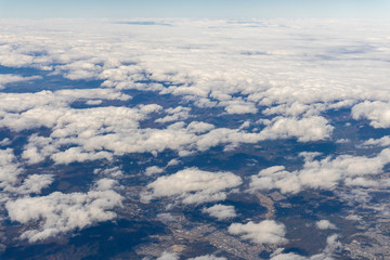 飛行機からの雲海#40