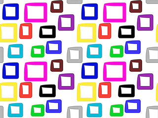 seamless pattern with colours digital painting, graphics design