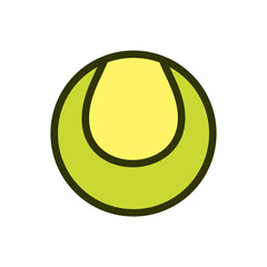 Tennis Ball icon vector design template on white background