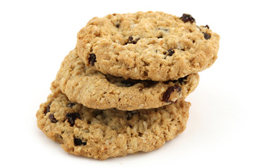 tree cookie on white background