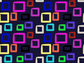 seamless pattern with digital painting, design