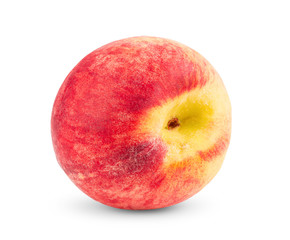 peach fruit  isolated on white background