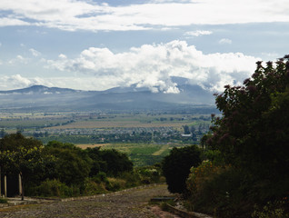 Fototapeta premium Cajititlan, Jalisco, Mexico