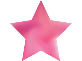 Set of pentagram colorful backgrounds.