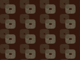 seamless pattern with brown tone, digital painting, line graphic