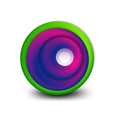 Vector swirl circle banner, 3d style abstract sphere or round shape icon or background templates. Vector Illustration For Wallpaper, Banner, Background, Card, Book Illustration, landing page