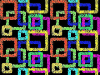 seamless pattern with digital painting, design