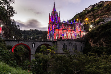 catholic cathedral sanctuary colombia gothic