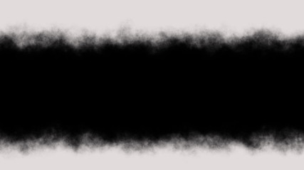 Smoke Animation Graphic, black and white cloud, fog, gas and smoke