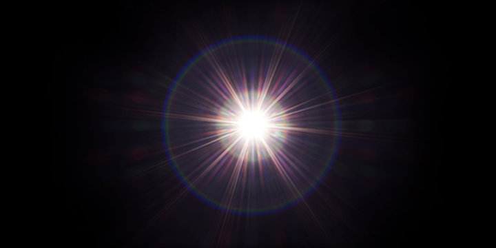 Overlay, flare light transition, effects sunlight, lens flare, light leaks. High-quality stock images of warm sun rays light effects, overlays or golden flare isolated on black background for design