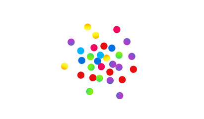 Orange Shine Top Background. Carnaval Polka Postcard. Top Backdrop. Yellow Polka Carnaval Design. Dot Effect Postcard.