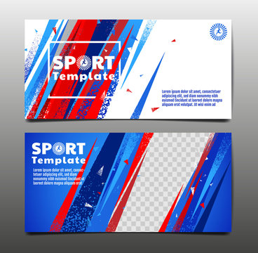 Sport Layout , template Design, Abstract Background, Dynamic Poster, Brush, Speed Banner, grunge ,Vector Illustration.