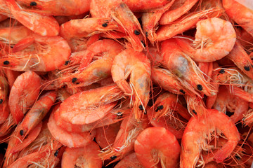 Dried shrimp prawn in traditional Chinese cuisine