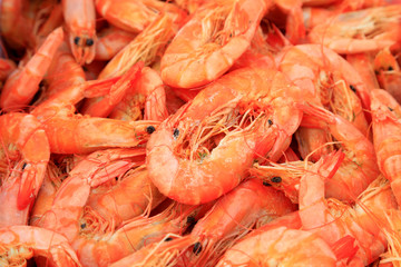Dried shrimp prawn in traditional Chinese cuisine