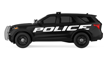 Police Car Isolated © nerthuz