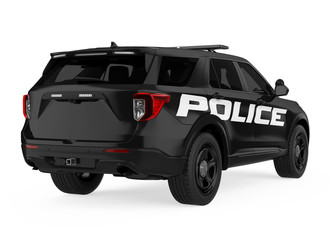 Police Car Isolated © nerthuz