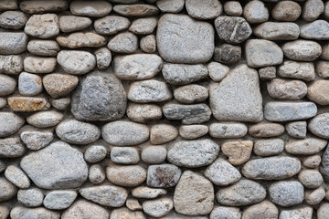 Variety size of stone wall texture background
