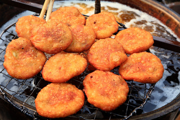 Chinese traditional snacks fried cake