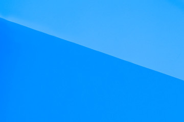 Blue double background. Blue paper, space for text.