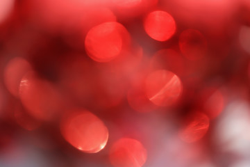 red abstract background with bokeh