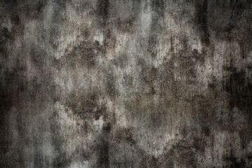 Abstract scary background old grunge cement wall, concept of horror and Halloween