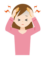 女性　頭痛