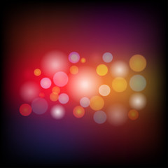 Abstract blurry background. copy space with black background. Festive lights bokeh background, Defocused bokeh lights, Blurred bokeh, Bokeh light vintage background.