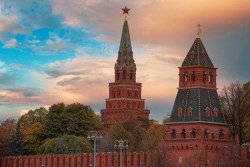 Kremlin - a fortress in the center of Moscow.