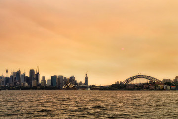 Sy Crem Red sun skyline