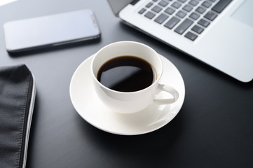 Obraz na płótnie Canvas caffee and caffee cup