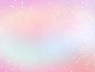 Bright pastel sparkling background. Glitter star dust. Defocused colorful design for business, 3D, wallpaper,art, presentation, girly princess theme  © Nalinee