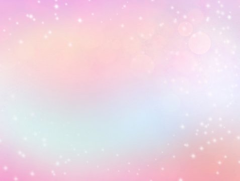 Bright pastel sparkling background. Glitter star dust. Defocused colorful design for business, 3D, wallpaper,art, presentation, girly princess theme 