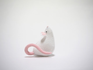 フェルト作品　ねずみ