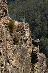 Pulpit Rock from close up, the BlueMountains, New South Wales, Australia.