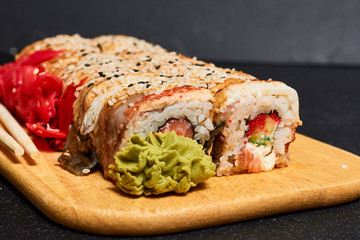 Set of Japaneese rolls