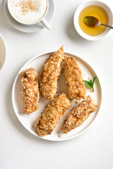 Deep fried bananas