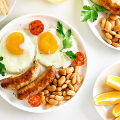 Breakfast on plate