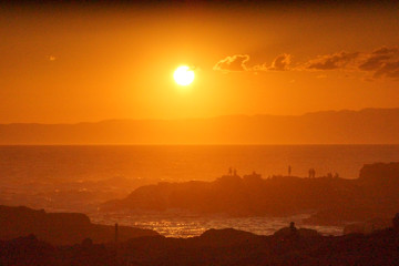 Sunset silhouette