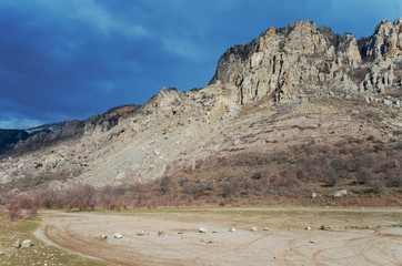 Valley of Ghosts in Crimean Mountains