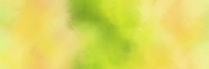 banner abstract painting background graphic with khaki, yellow green and green yellow colors and space for text or image. can be used as header or banner
