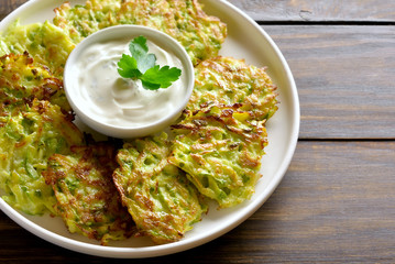 Zucchini fritters