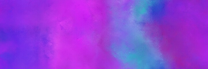 banner vintage texture, distressed old textured painted design with dark orchid and corn flower blue colors. background with space for text or image. can be used as header or banner