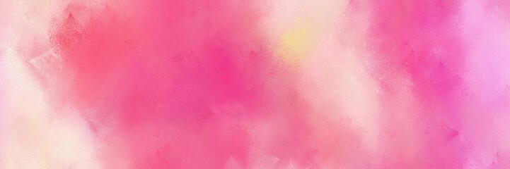 abstract painting background graphic with pale violet red, pastel pink and light pink colors and space for text or image. can be used as header or banner