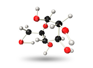 Obraz premium Simple molecular formula