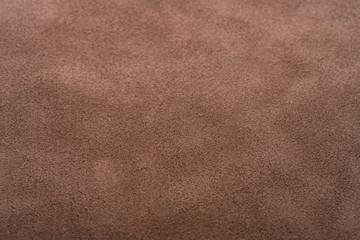 Back side of brown full grain leather background