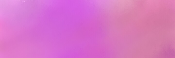 Fototapeta na wymiar abstract painting background graphic with orchid, pale violet red and plum colors and space for text or image. can be used as header or banner
